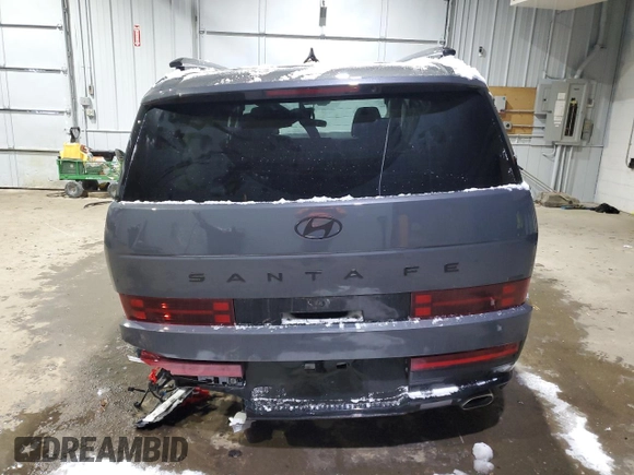 2025 Hyundai Santa Fe Calligraphy z VIN 5NMP5DGL3SH087242, wystawiony jako Copart lot #89018715 z przebiegiem 2 437 mil mil oraz Szkoda całkowita • Salvage title. Historia ofert i sprzedaży dostępna na DreamBid. Obrazek 6.