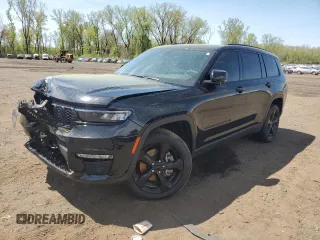 2023 Jeep Grand Cherokee Limited with VIN 1C4RJKBG8P8808683, listed as a Copart auction lot 55071435 with 36,478 mi miles and Salvage title. Bid and sale history available at DreamBid. Image 1.