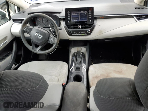 2021 Toyota Corolla L with VIN 5YFDPMAE8MP199521, listed as a Copart auction lot 45227185 with 53,977 mi miles and Salvage Title. Bid and sale history available at DreamBid. Image 8.