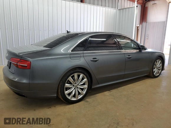 2016 Audi A8 L 4.0T Sport with VIN WAU43AFD5GN010106, listed as a Copart auction lot 48551645 with 154,079 mi miles and Clean Title. Bid and sale history available at carsss.com. Image 3.