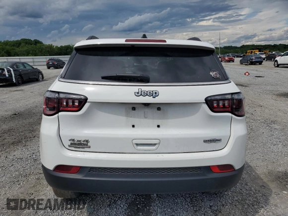 2022 Jeep Compass Latitude with VIN 3C4NJDBB3NT158254, listed as a Copart auction lot 57141855 with 50,675 mi miles and Salvage title. Bid and sale history available at DreamBid. Image 6.