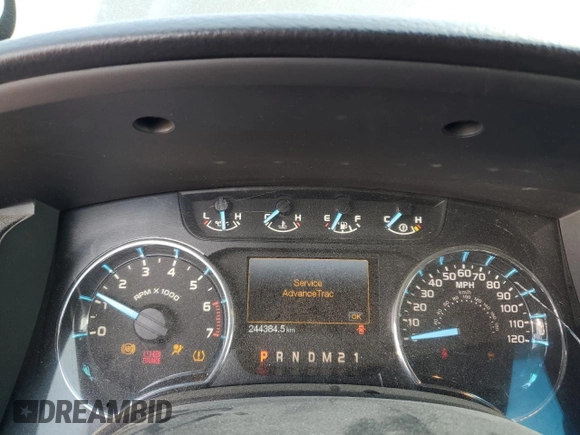 2011 Ford F-150 XL with VIN 1FTFW1EF3BFC53325, listed as a Copart auction lot 51282135 with 244,384 mi miles and Salvage Title. Bid and sale history available at carsss.com. Image 9.