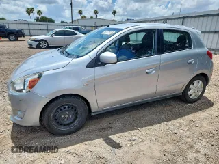 2014 Mitsubishi Mirage DE with VIN ML32A3HJ5EH013813, listed as a Copart auction lot 62671415 with 145,712 mi miles and Salvage title. Bid and sale history available at DreamBid. Image 1.