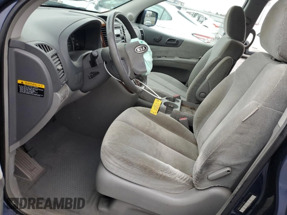 2007 Kia Sedona LX with VIN KNDMB233876171518, listed as a Copart auction lot 44749925 with 60,848 mi miles and Salvage Title. Bid and sale history available at carsss.com. Image 7.