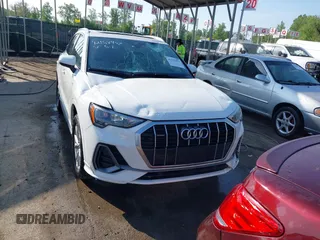 2021 Audi Q3 S line Premium with VIN WA1DECF31M1037901, listed as a IAAI auction lot 42158457 with 25,925 mi miles and . Bid and sale history available at DreamBid. Image 13.