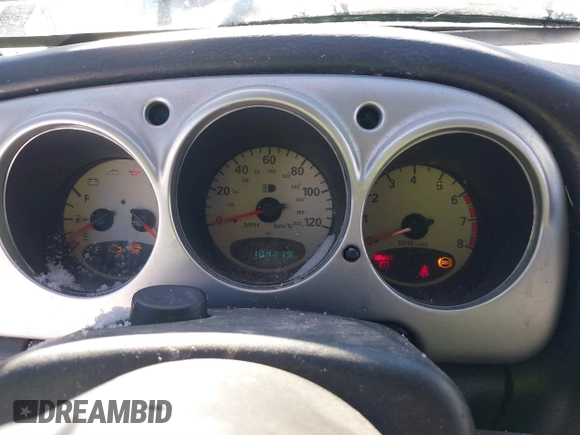 2005 Chrysler PT Cruiser with VIN 3C3EY45X85T329359, listed as a IAAI auction lot 41372450 with 104,219 mi miles. Bid and sale history available at carsss.com. Image 7.