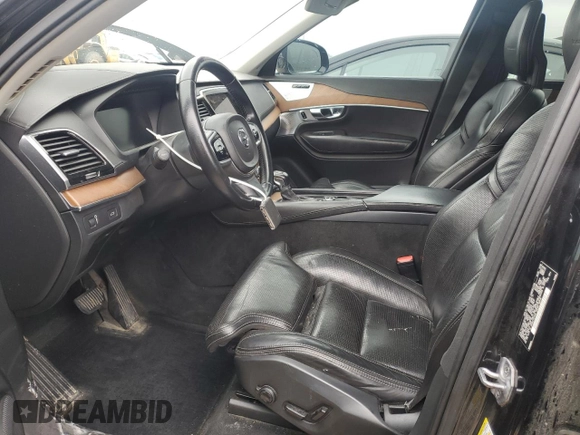2017 Volvo XC90 Inscription with VIN YV4A22PL6H1149705, listed as a Copart auction lot 42707005 with 0 mi miles and Salvage Title. Bid and sale history available at carsss.com. Image 7.