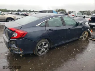 2019 Honda Civic Sedan LX with VIN 2HGFC2F63KH586864, listed as a Copart auction lot 73237954 with 65,308 mi miles and Salvage Title. Bid and sale history available at carsss.com. Image 3.