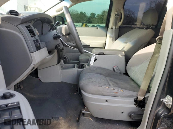 2008 Dodge Durango SXT with VIN 1D8HD38N58F121075, listed as a Copart auction lot 89325995 with 209,357 mi miles and Salvage title. Bid and sale history available at DreamBid. Image 7.