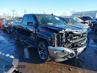 2019 GMC Sierra 1500 Limited SLE with VIN 2GTV2MEC2K1115006, listed as a IAAI auction lot 41442754 with 66,210 mi miles. Bid and sale history available at carsss.com. Image 1.