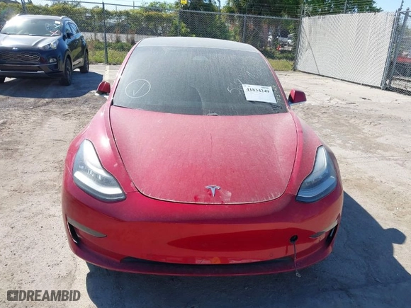 2020 Tesla Model 3 Long Range with VIN 5YJ3E1EB5LF783269, listed as a IAAI auction lot 41834249 with NaN miles. Bid and sale history available at carsss.com. Image 11.