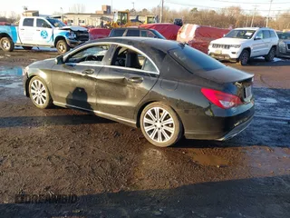 2017 Mercedes-Benz CLA with VIN WDDSJ4EB9HN455067, listed as a IAAI auction lot 41188890 with 1 mi miles. Bid and sale history available at carsss.com. Image 3.
