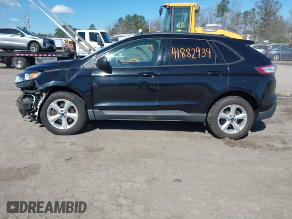 2017 Ford Edge SE with VIN 2FMPK4G95HBB33735, listed as a IAAI auction lot 41882934 with 1 mi miles. Bid and sale history available at carsss.com. Image 13.