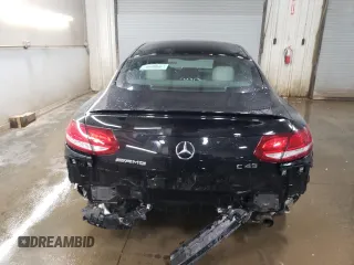 2017 Mercedes-Benz C 43 AMG with VIN WDDWJ6EB4HF469224, listed as a Copart auction lot 78645024 with 37,601 mi miles and Salvage Title. Bid and sale history available at carsss.com. Image 6.