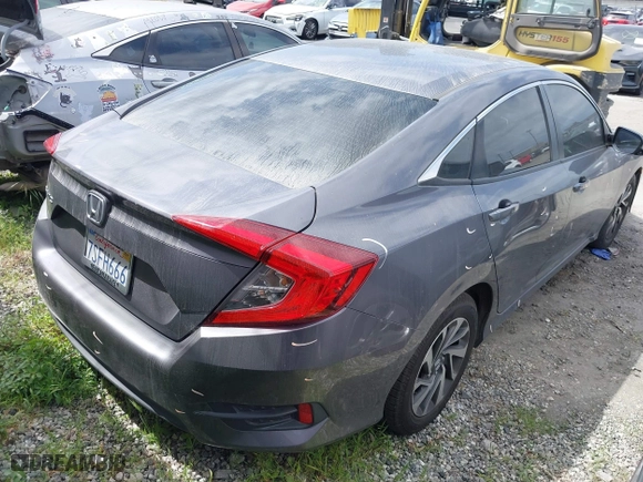 2016 Honda Civic Sedan EX with VIN 2HGFC2F75GH534331, listed as a IAAI auction lot 41866923 with 141,109 mi miles. Bid and sale history available at carsss.com. Image 4.