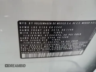 2024 Volkswagen Tiguan SE с VIN 3VV3B7AX0RM096462, выставлен на аукционе IAAI как лот 42844462 с пробегом 33 442 миль миль и . История ставок и продаж доступна на DreamBid. Изображение 50.