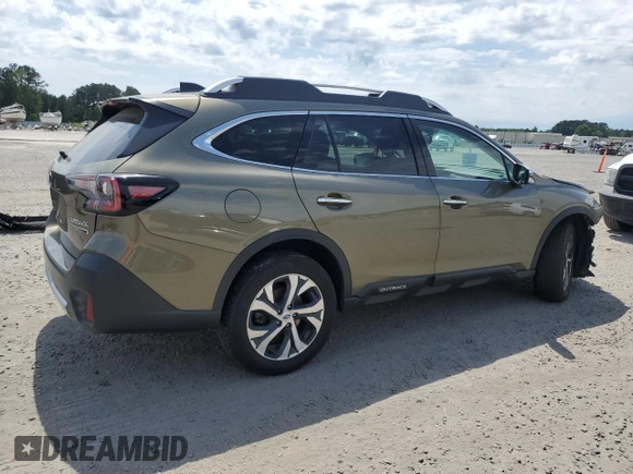 2022 Subaru Outback Touring XT with VIN 4S4BTGPD1N3283544, listed as a Copart auction lot 54125915 with 51,780 mi miles and Salvage title. Bid and sale history available at DreamBid. Image 3.