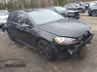 2015 Volkswagen Golf GTI Autobahn with VIN 3VW4T7AU5FM026230, listed as a IAAI auction lot 41458928 with 58,665 mi miles. Bid and sale history available at carsss.com. Image 1.