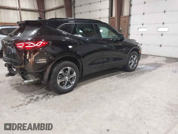 2023 Chevrolet Blazer LT with VIN 3GNKBJR45PS234918, listed as a IAAI auction lot 42318333 with 16,348 mi miles and . Bid and sale history available at DreamBid. Image 4.