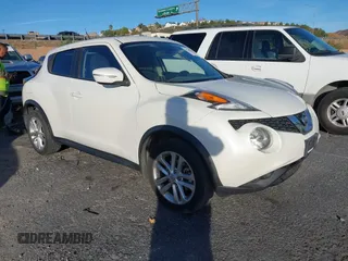 2016 Nissan Juke S with VIN JN8AF5MR7GT601556, listed as a IAAI auction lot 41210259 with 127,946 mi miles. Bid and sale history available at carsss.com. Image 1.