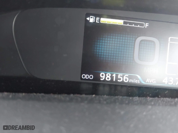 2019 Toyota Prius LE with VIN JTDL9RFUXK3005094, listed as a IAAI auction lot 41948749 with 98,156 mi miles. Bid and sale history available at carsss.com. Image 7.