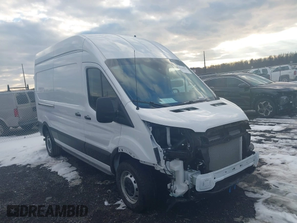 2023 Ford Transit Cargo with VIN 1FTBW1X83PKC09336, listed as a IAAI auction lot 41299101 with 10,551 mi miles and . Bid and sale history available at DreamBid. Image 13.