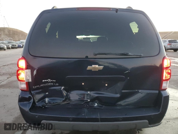 2005 Chevrolet Uplander LS with VIN 1GNDV23L55D222075, listed as a Copart auction lot 83793324 with 108,579 mi miles and Salvage Title. Bid and sale history available at carsss.com. Image 6.