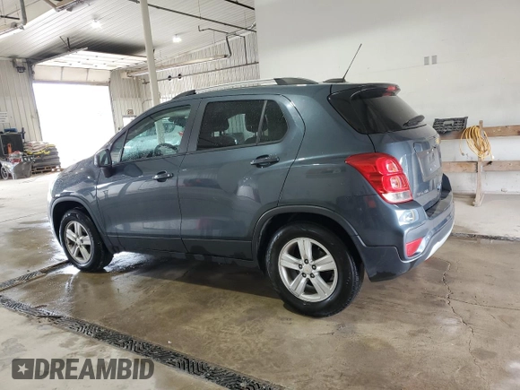 2022 Chevrolet Trax LT with VIN KL7CJPSM1NB527489, listed as a Copart auction lot 58305935 with 77,671 mi miles and Salvage title. Bid and sale history available at DreamBid. Image 2.