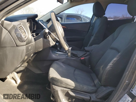 2014 Mazda 3 i Sport with VIN JM1BM1K7XE1186810, listed as a Copart auction lot 42239495 with 136,947 mi miles and Salvage Title. Bid and sale history available at DreamBid. Image 7.