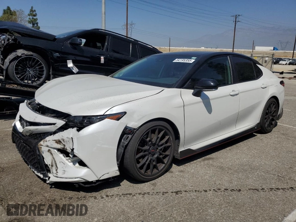 2022 Toyota Camry TRD with VIN 4T1KZ1AK0NU066094, listed as a Copart auction lot 54195355 with 48,955 mi miles and Salvage title. Bid and sale history available at DreamBid. Image 1.
