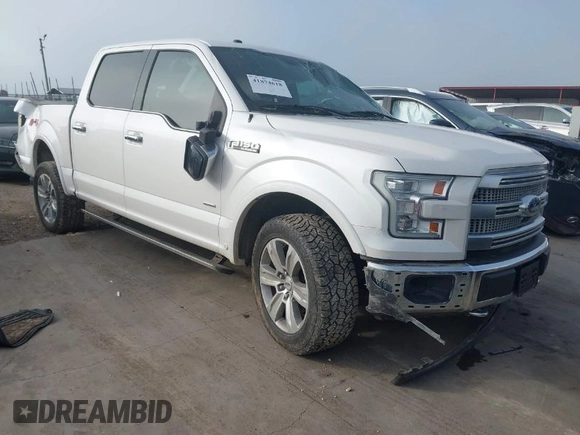 2017 Ford F-150 XL with VIN 1FTEW1EG4HFB21056, listed as a IAAI auction lot 41874618 with 135,601 mi miles. Bid and sale history available at carsss.com. Image 1.