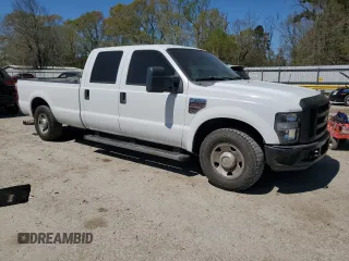 2008 Ford F-250 XL with VIN 1FTSW20R98ED48430, listed as a Copart auction lot 48976345 with 151,120 mi miles and Salvage title. Bid and sale history available at DreamBid. Image 4.