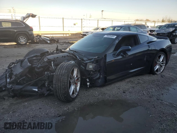 2014 Chevrolet Corvette Z51 2LT z VIN 1G1YJ2D78E5129092, wystawiony jako Copart lot #79669484 z przebiegiem 82 873 mil mil oraz Czysty tytuł • Clean title. Historia ofert i sprzedaży dostępna na DreamBid. Obrazek 1.