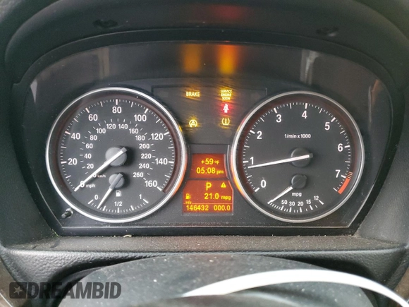 2010 BMW 3 Series 328i with VIN WBAPH5C58AA439774, listed as a Copart auction lot 84216534 with 146,432 mi miles and Salvage title. Bid and sale history available at DreamBid. Image 9.