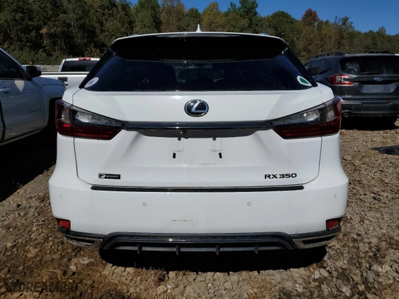 2020 Lexus RX with VIN 2T2YZMDA3LC256688, listed as a Copart auction lot 76548894 with 0 mi miles and Salvage Title. Bid and sale history available at carsss.com. Image 6.