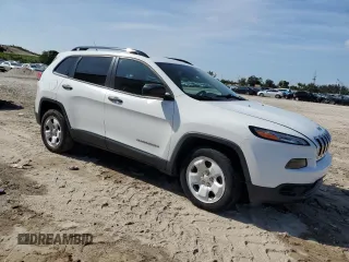 2016 Jeep Cherokee Altitude with VIN 1C4PJLAB4GW284057, listed as a Copart auction lot 55255305 with Not Provided miles and Non Repairable. Bid and sale history available at DreamBid. Image 4.