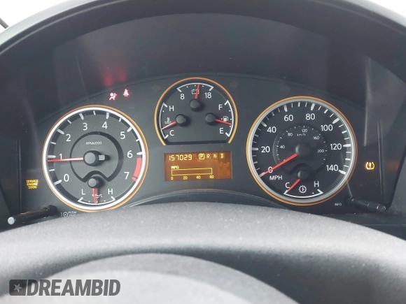 2008 Nissan Titan SE with VIN 1N6AA06A38N352356, listed as a IAAI auction lot 41000718 with 157,029 mi miles. Bid and sale history available at carsss.com. Image 7.