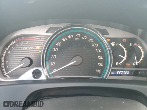 2011 Toyota Venza with VIN 4T3BA3BB2BU020951, listed as a Copart auction lot 54528175 with 220,729 mi miles and Clean Title. Bid and sale history available at DreamBid. Image 9.