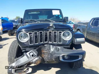 2024 Jeep Wrangler Sahara with VIN 1C4PJXEN9RW111214, listed as a IAAI auction lot 41653921 with 9,118 mi miles and . Bid and sale history available at carsss.com. Image 12.