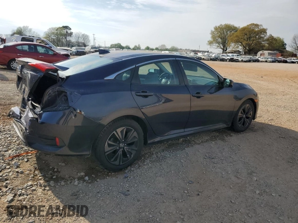 2017 Honda Civic Sedan EX-T with VIN 2HGFC1F34HH631304, listed as a Copart auction lot 51112545 with 176,670 mi miles and Salvage Title. Bid and sale history available at carsss.com. Image 3.