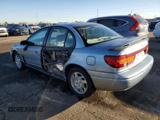 2001 Saturn SL with VIN 1G8ZJ52731Z329956, listed as a Copart auction lot 80221654 with 217,358 mi miles and Salvage Title. Bid and sale history available at DreamBid. Image 2.