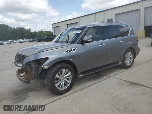 2017 Infiniti QX80 with VIN JN8AZ2NE7H9151603, listed as a Copart auction lot 60823795 with 128,027 mi miles and Clean title. Bid and sale history available at DreamBid. Image 1.