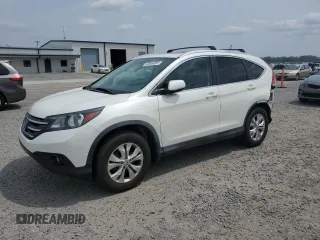 2012 Honda CR-V EX-L with VIN 5J6RM4H74CL060607, listed as a Copart auction lot 52806065 with 132,045 mi miles and Salvage Title. Bid and sale history available at carsss.com. Image 1.
