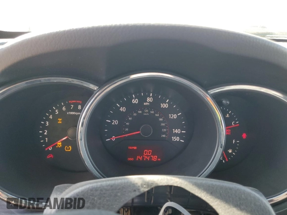 2011 Kia Sorento LX with VIN 5XYKTDA28BG169624, listed as a Copart auction lot 53676565 with 147,478 mi miles and Salvage Title. Bid and sale history available at carsss.com. Image 9.