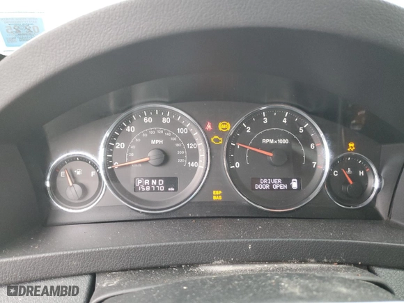2008 Jeep Grand Cherokee Laredo with VIN 1J8HR48N68C162377, listed as a Copart auction lot 44982015 with 158,770 mi miles and Salvage Title. Bid and sale history available at carsss.com. Image 9.