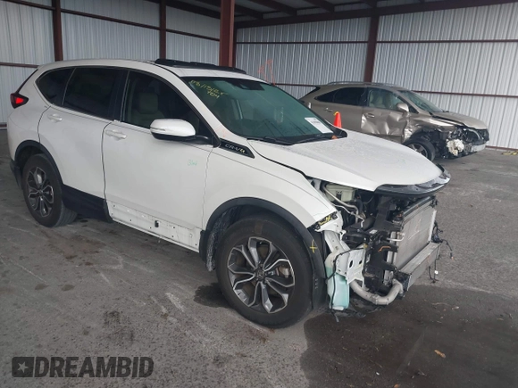2020 Honda CR-V EX-L with VIN 7FARW1H86LE027056, listed as a IAAI auction lot 41890808 with 50,744 mi miles. Bid and sale history available at carsss.com. Image 1.