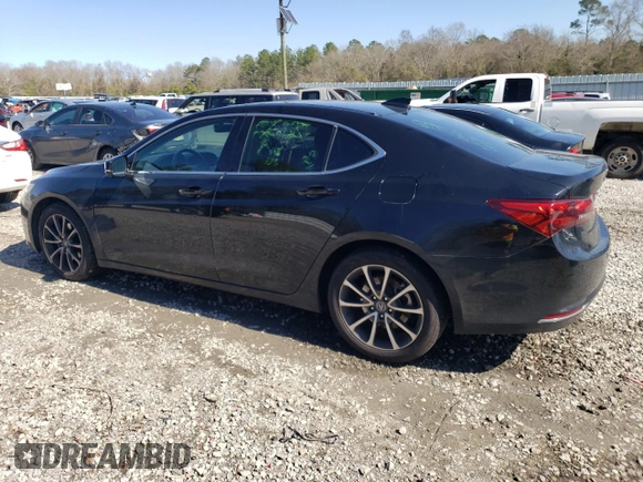 2015 Acura TLX V6 Advance with VIN 19UUB3F76FA009789, listed as a Copart auction lot 47651305 with 218,495 mi miles and Salvage Title. Bid and sale history available at carsss.com. Image 2.