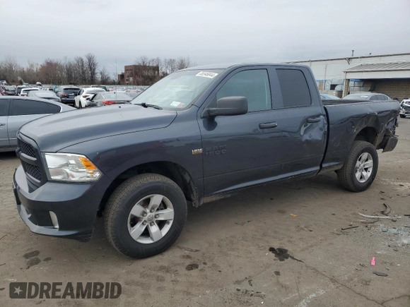 2018 Ram 1500 Express with VIN 1C6RR7FG9JS221779, listed as a Copart auction lot 85546044 with 97,391 mi miles and Salvage Title. Bid and sale history available at carsss.com. Image 1.