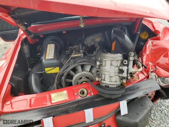 1987 Porsche 911 Carrera with VIN WP0EB0910HS161265, listed as a Copart auction lot 72954914 with 91,287 mi miles and Salvage Title. Bid and sale history available at carsss.com. Image 13.