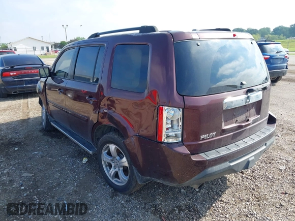 2013 Honda Pilot EX-L z VIN 5FNYF3H58DB018949, wystawiony jako IAAI lot #42244686 z przebiegiem Nie podano mil oraz . Historia ofert i sprzedaży dostępna na DreamBid. Obrazek 3.